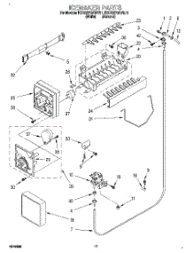 10 - Icemaker parts for Kitchenaid Refrigerator KSRS27QAWH11 from AppliancePartsPros.com