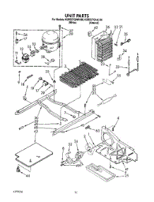 09 - Unit parts for Kitchenaid Refrigerator KSRS27QAWH06 from AppliancePartsPros.com