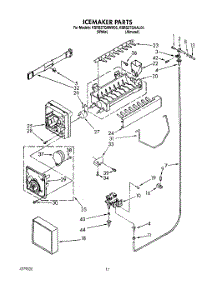 10 - Icemaker parts for Kitchenaid Refrigerator KSRS27QAWH06 from AppliancePartsPros.com