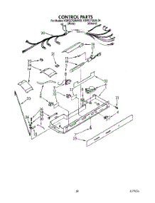 12 - Control parts for Kitchenaid Refrigerator KSRS27QAWH06 from AppliancePartsPros.com