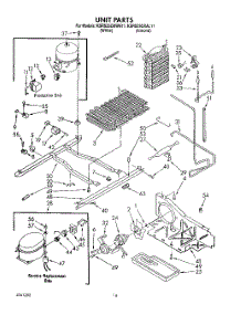 11 - Unit parts for Kitchenaid Refrigerator KSRS25QXAL11 from AppliancePartsPros.com