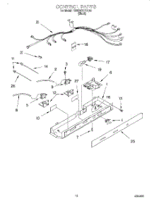 10 - Control parts for Kitchenaid Refrigerator KSRS25QFBL00 from AppliancePartsPros.com