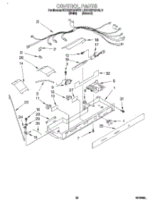 12 - Control, Lit / Optional parts for Kitchenaid Refrigerator KSRS27QAAL11 from AppliancePartsPros.com