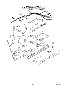 12 - Control parts for Kitchenaid Refrigerator KSRS27QAAL00 from AppliancePartsPros.com
