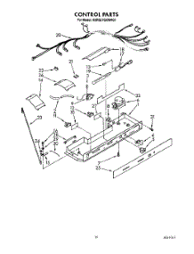 12 - Control parts for Kitchenaid Refrigerator KSRS27QXWH00 from AppliancePartsPros.com