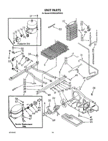 11 - Unit parts for Kitchenaid Refrigerator KSRS25QXAL00 from AppliancePartsPros.com