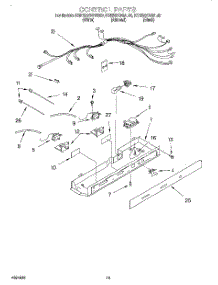 12 - Control, Lit / Optional parts for Kitchenaid Refrigerator KSRS22QGBL00 from AppliancePartsPros.com