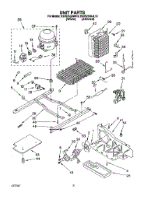 09 - Unit parts for Kitchenaid Refrigerator KSRS25QAWH10 from AppliancePartsPros.com
