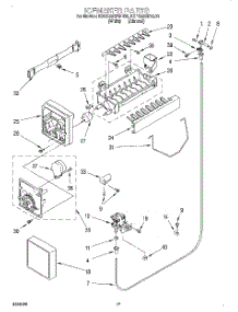 11 - Icemaker parts for Kitchenaid Refrigerator KSRS22QFWH00 from AppliancePartsPros.com