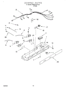 12 - Control, Lit / Optional parts for Kitchenaid Refrigerator KSRS22QFBL00 from AppliancePartsPros.com