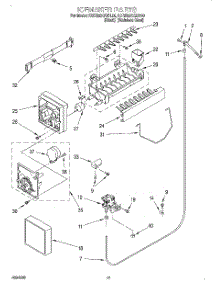 11 - Icemaker parts for Kitchenaid Refrigerator KSRB22QGBL00 from AppliancePartsPros.com