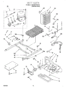 08 - Unit parts for Kitchenaid Refrigerator KSRB22QFSS01 from AppliancePartsPros.com