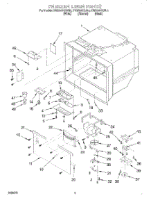 02 - Freezer Liner parts for Kitchenaid Refrigerator KBRS22KGWH0 from AppliancePartsPros.com