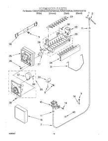12 - Control, Optional parts for Kitchenaid Refrigerator KSRS27QGWH03 from AppliancePartsPros.com