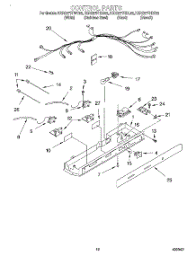 10 - Control parts for Kitchenaid Refrigerator KSRB27FHBT02 from AppliancePartsPros.com