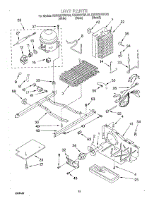 08 - Unit parts for Kitchenaid Refrigerator KSRS22FGBT02 from AppliancePartsPros.com