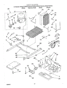 11 - Unit parts for Kitchenaid Refrigerator KSRB27FHSS02 from AppliancePartsPros.com