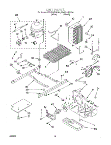 08 - Unit parts for Kitchenaid Refrigerator KSRE22FHBT00 from AppliancePartsPros.com
