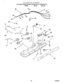 10 - Control parts for Kitchenaid Refrigerator KSRS25FGBT02 from AppliancePartsPros.com