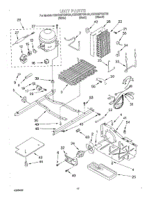 11 - Unit parts for Kitchenaid Refrigerator KSRS25FGBT02 from AppliancePartsPros.com