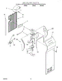 09 - Air Flow parts for Kitchenaid Refrigerator KSRS27FGBT02 from AppliancePartsPros.com