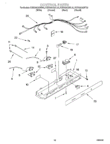 10 - Control parts for Kitchenaid Refrigerator KSRS25QGBL03 from AppliancePartsPros.com