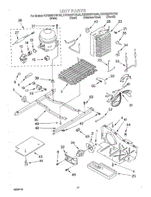 11 - Unit parts for Kitchenaid Refrigerator KSRB25FHBT02 from AppliancePartsPros.com