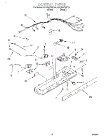 10 - Control parts for Kitchenaid Refrigerator KSRE25FHWH00 from AppliancePartsPros.com