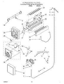 12 - Ice Maker, Optional parts for Kitchenaid Refrigerator KSRE25FHWH00 from AppliancePartsPros.com