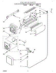 06 - Ice Maker parts for Kitchenaid Refrigerator KTRS20MHBT00 from AppliancePartsPros.com