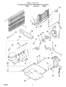 05 - Unit parts for Kitchenaid Refrigerator KTRS20KHBL00 from AppliancePartsPros.com