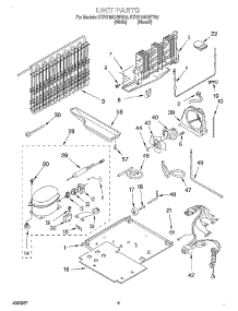 05 - Unit parts for Kitchenaid Refrigerator KTRS19KHWH00 from AppliancePartsPros.com
