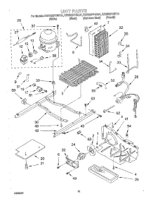 08 - Unit parts for Kitchenaid Refrigerator KSRB22FHBL01 from AppliancePartsPros.com