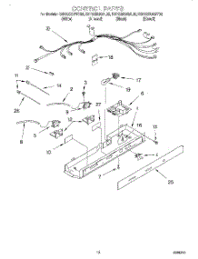 10 - Control parts for Kitchenaid Refrigerator KSRS25QGAL02 from AppliancePartsPros.com