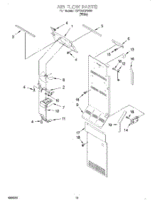 09 - Air Flow parts for Kitchenaid Refrigerator KSFS20QEWH2 from AppliancePartsPros.com