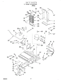10 - Unit parts for Kitchenaid Refrigerator KSFS20QEWH2 from AppliancePartsPros.com