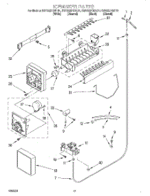 11 - Icemaker parts for Kitchenaid Refrigerator KSRS22FGWH01 from AppliancePartsPros.com