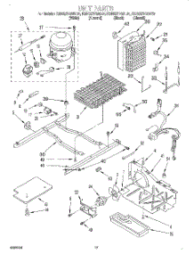 11 - Unit parts for Kitchenaid Refrigerator KSRS27FGBL01 from AppliancePartsPros.com