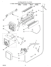 12 - Icemaker, Optional parts for Kitchenaid Refrigerator KSRS27FGBT01 from AppliancePartsPros.com