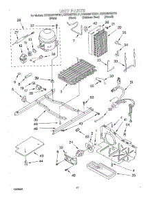 11 - Unit parts for Kitchenaid Refrigerator KSRB25FHSS01 from AppliancePartsPros.com