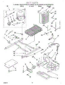 11 - Unit parts for Kitchenaid Refrigerator KSRS25QGBT02 from AppliancePartsPros.com