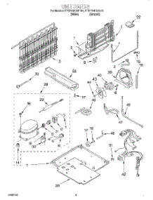 05 - Unit parts for Kitchenaid Refrigerator KTRP22KGWH01 from AppliancePartsPros.com