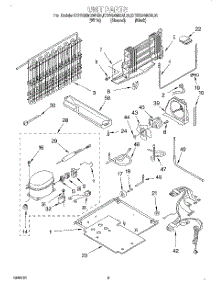 05 - Unit parts for Kitchenaid Refrigerator KTRV20MGBL01 from AppliancePartsPros.com