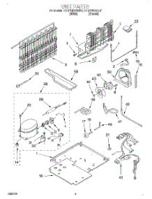 05 - Unit parts for Kitchenaid Refrigerator KTRP19KGAL01 from AppliancePartsPros.com