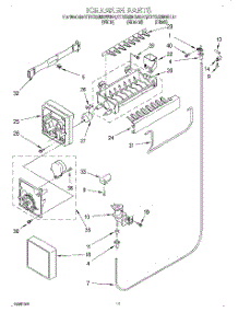 06 - Icemaker parts for Kitchenaid Refrigerator KTRS22MGBL01 from AppliancePartsPros.com