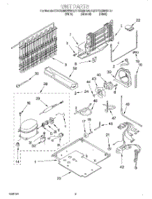 05 - Unit parts for Kitchenaid Refrigerator KTRS22MGWH01 from AppliancePartsPros.com