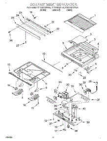 07 - Compartment Separator, Lit / Optional parts for Kitchenaid Refrigerator KTRS25KGWH00 from AppliancePartsPros.com