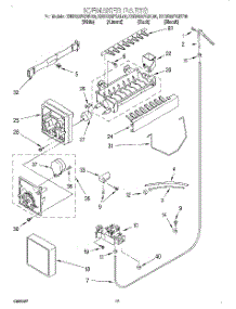 11 - Icemaker parts for Kitchenaid Refrigerator KSRS22FGAL00 from AppliancePartsPros.com