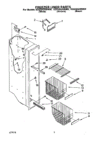 04 - Freezer Liner parts for Whirlpool Refrigerator ED22DQXBN00 from AppliancePartsPros.com