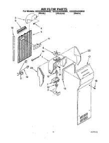 05 - Air Flow parts for Whirlpool Refrigerator ED22DQXBN00 from AppliancePartsPros.com